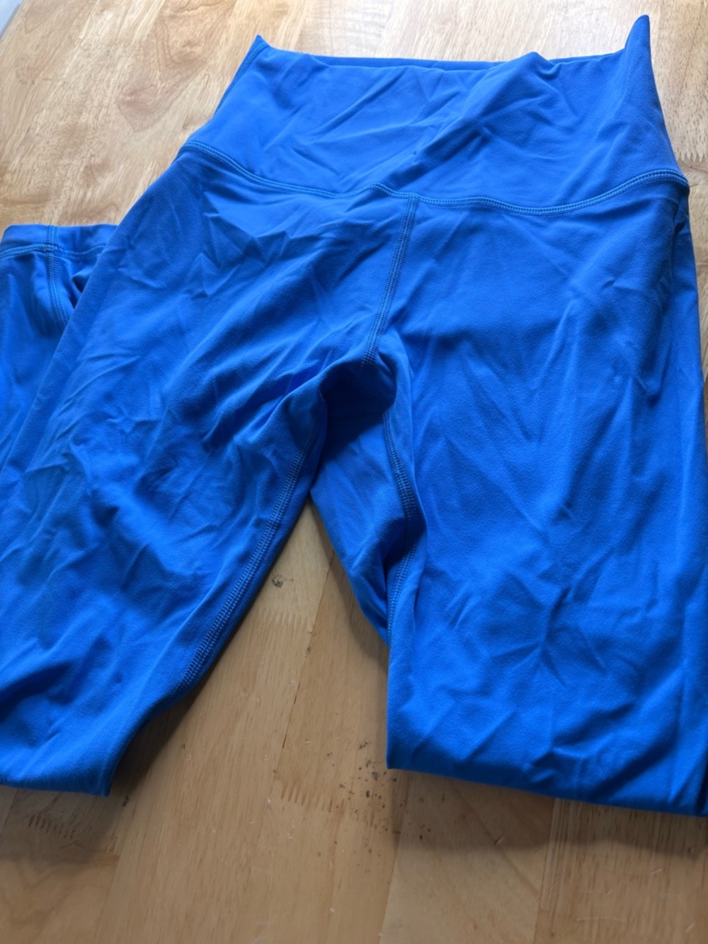 Amazon High-Waist Athletic Leggings in Bright Cobalt Blue